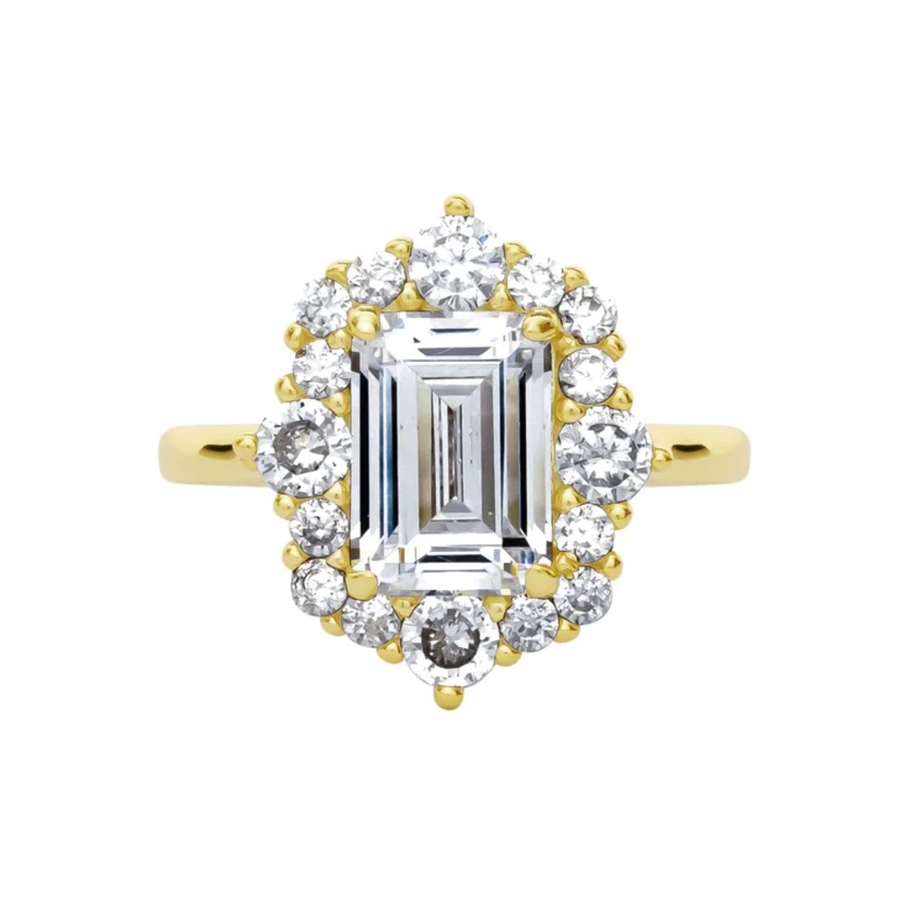 Everly Freya Ring Size 6 Elegant Gold and Silver Ring